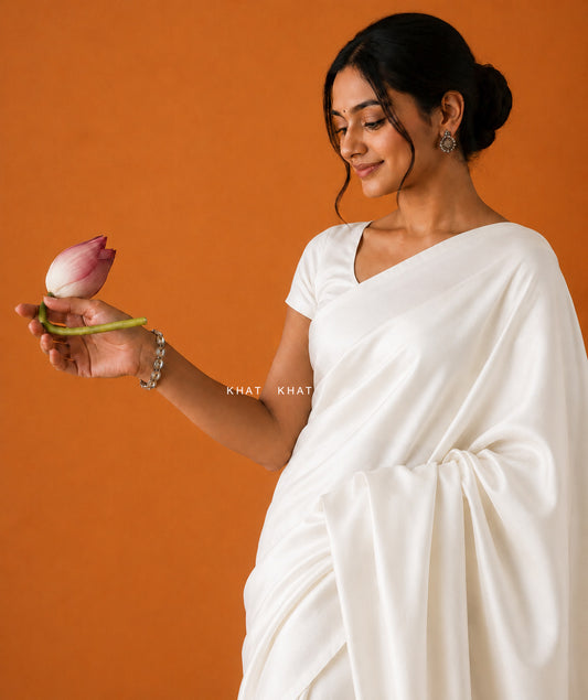 WHITE SILK