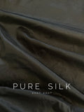 PLAIN BLACK SILK