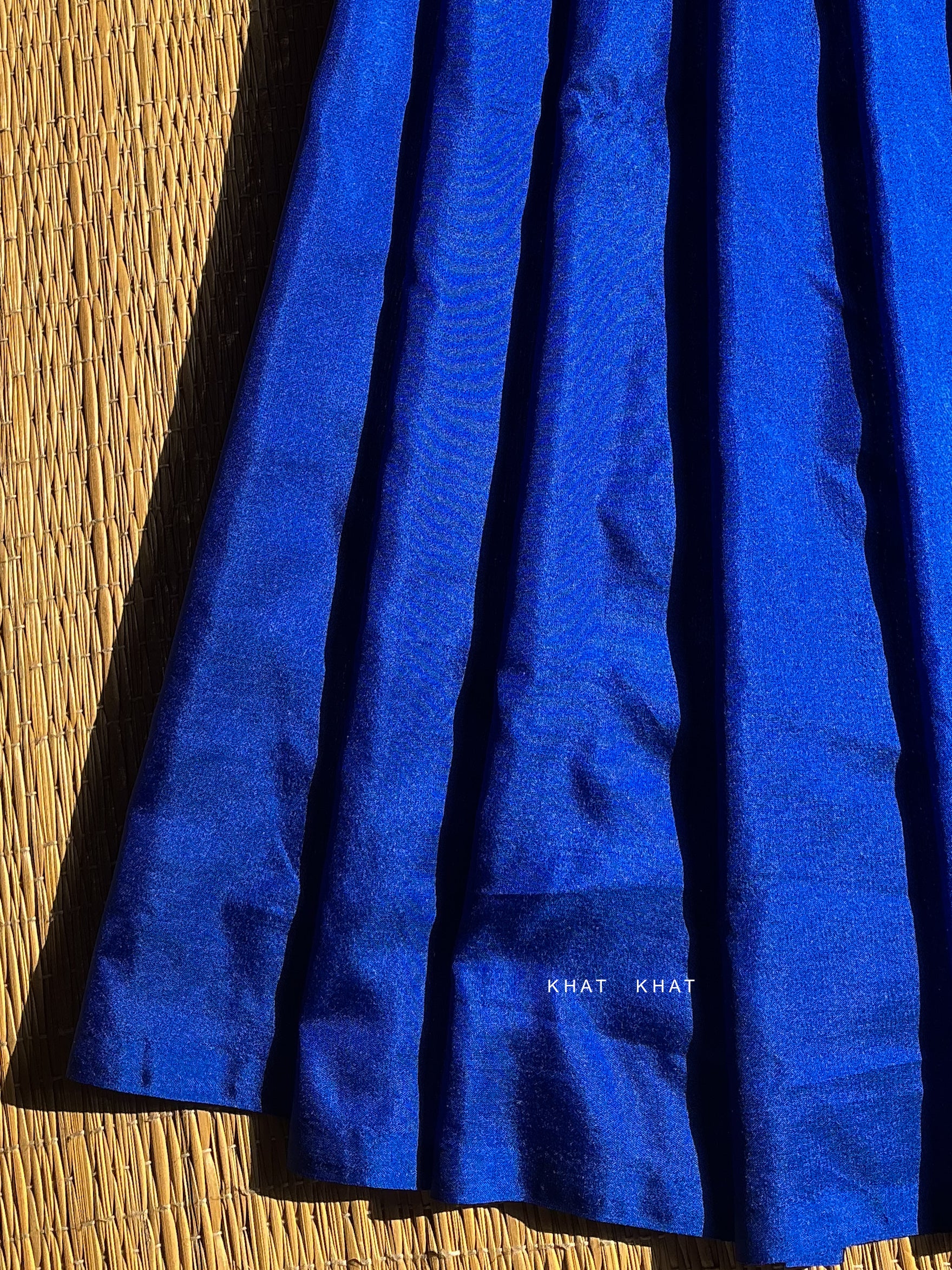 ROYAL BLUE SILK