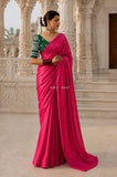 PLAIN RANI PINK SILK